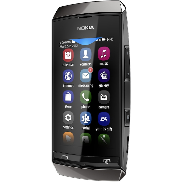Telefon mobil Nokia 306 Asha Dark Grey