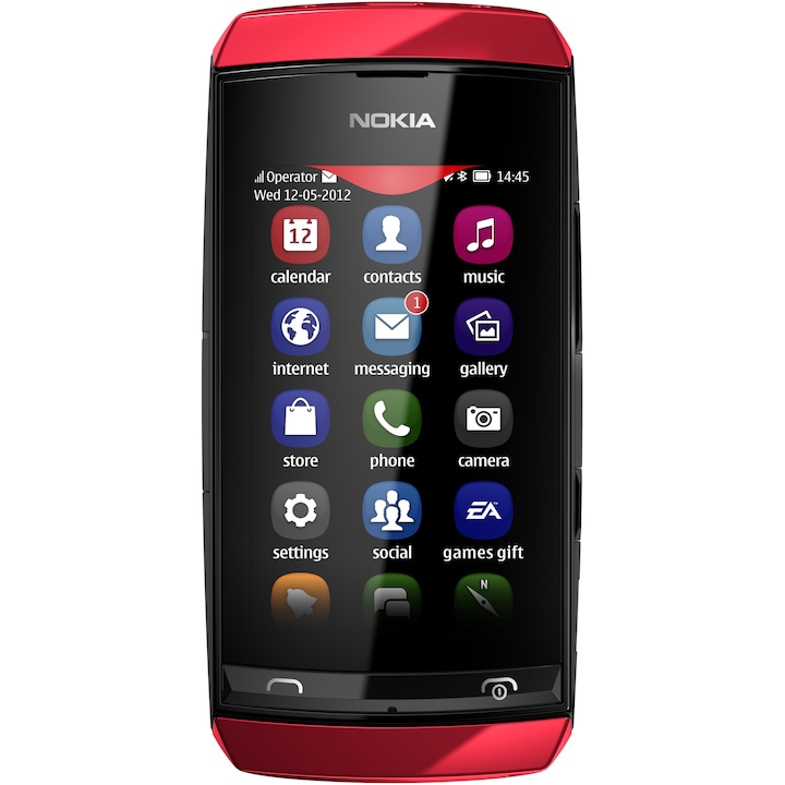 Telefon mobil Nokia 306 Asha Red