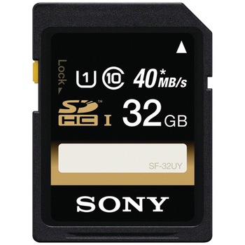 Card de memorie Sony SDHC UHS-I, 32GB, Class 10 Card de memorie Sony SDHC UHS-I, 32GB, Class 10