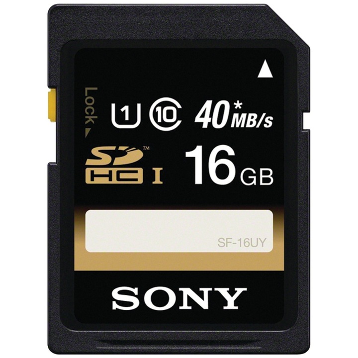 Card de memorie Sony SDHC UHS-I, 16GB, Class 10