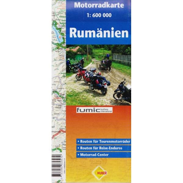 Rumanien motorradkarte - Harta Romania motociclete
