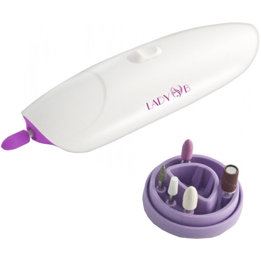 Set manichiura si pedichiura Beper 40.761, 5 accesorii, Led, Alb