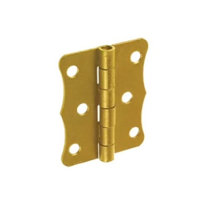 Balama decorativa pentru constructii, 50x46x1, 0 mm, Zincat galben