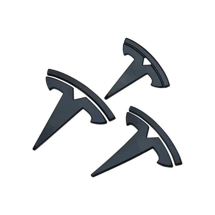 Set embleme (capota / haion / volan) - Tesla Model 3 / Y