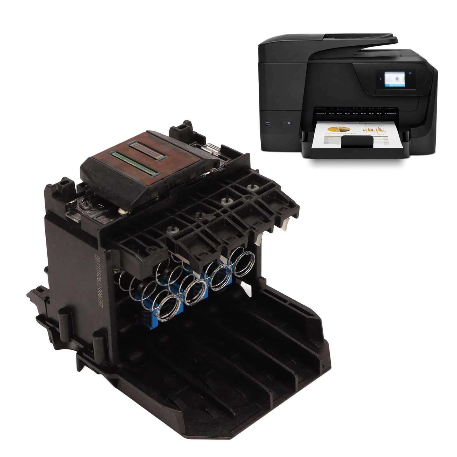 Cap de imprimare de schimb Jormftte, ABS, compatibil cu HP 7110, 7510 ...