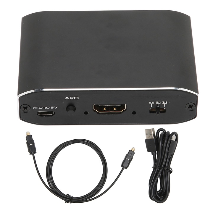 Jormftte hangkivonó, 4K 60Hz, 3 kimenet, fekete