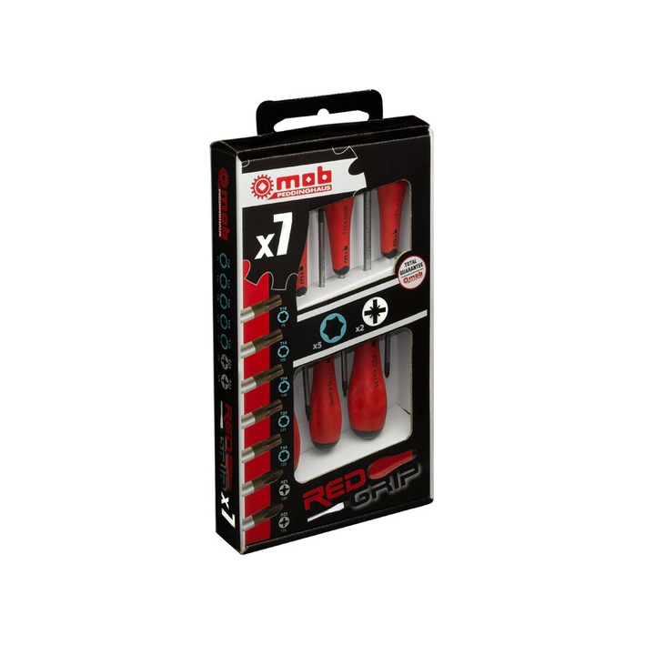 7 db-os MOB (5db TX + 2db PZ) csavarhúzó készlet