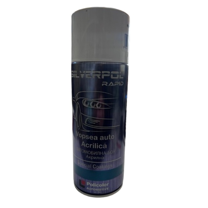 Spray festék Silverpol Fiat Nero COD: 602 400ML