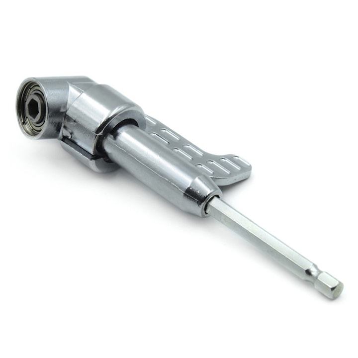 Extensie prelungitor pentru biti hex, GEKO, unghi drept, 1/4"