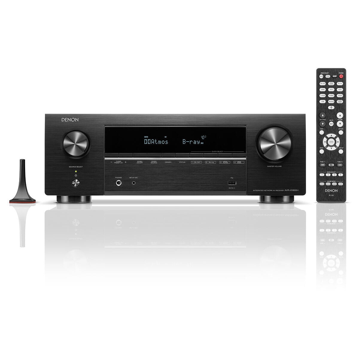 Receiver Denon AVR-X1000, 5 canale, 400W RMS, Negru - eMAG.ro