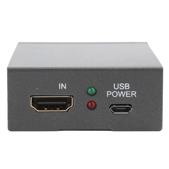 Micro HDMI–SDI átalakító, Jormftte, 2 x BNC, alumínium, 199g