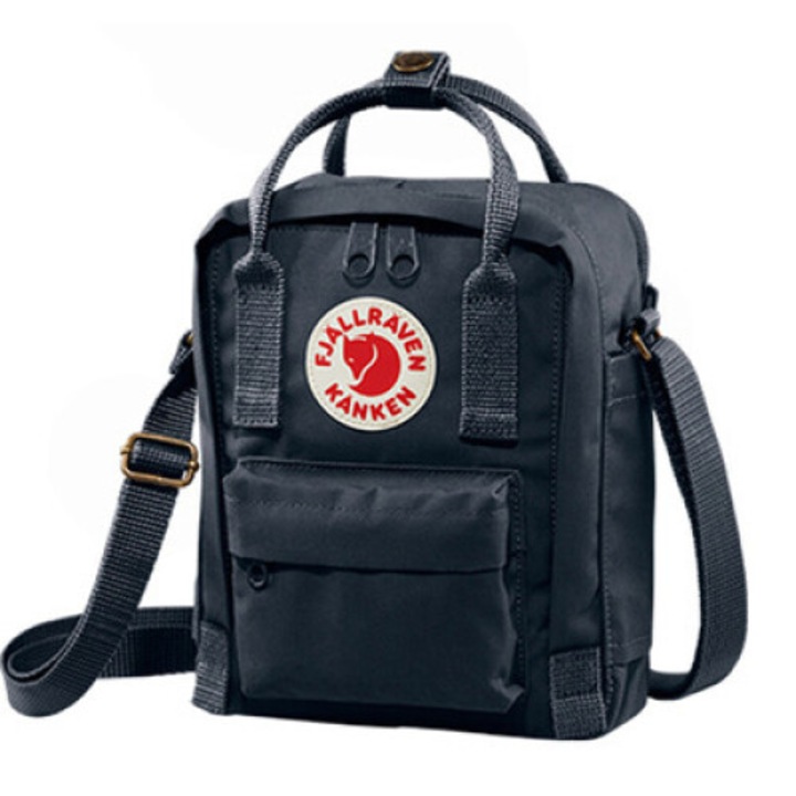 Fjallraven Kanken hátizsák, szintetikus Oxford, kék, 20x15 cm, Hebecare 4