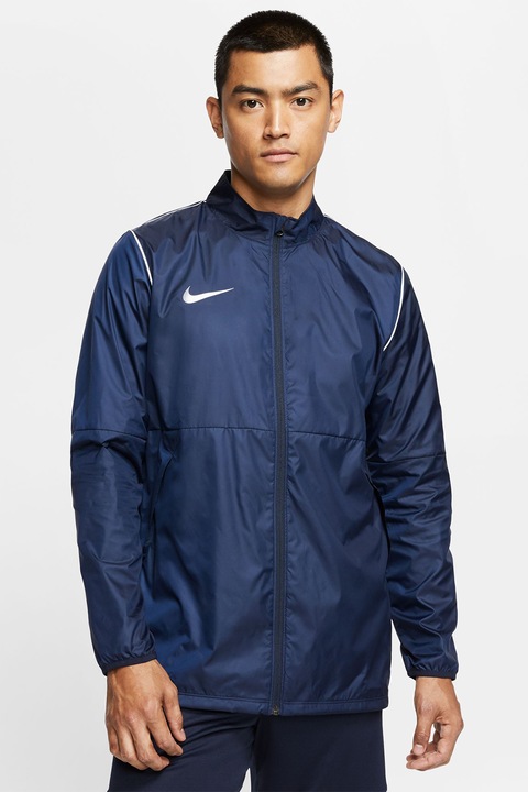 Nike, Jacheta cu logo contrastant pentru fotbal, Bleumarin