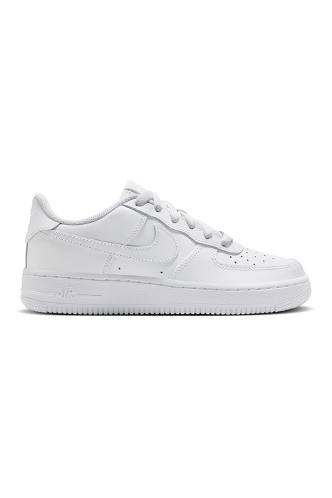 Nike, Кожени спортни обувки Air Force 1, Бял, 36.5 EU