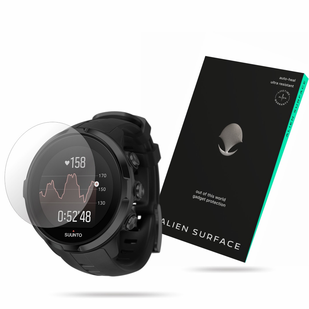 Folie Alien Surface, Suunto Spartan Wrist HR, protectie ecran 1+2 Rezerve