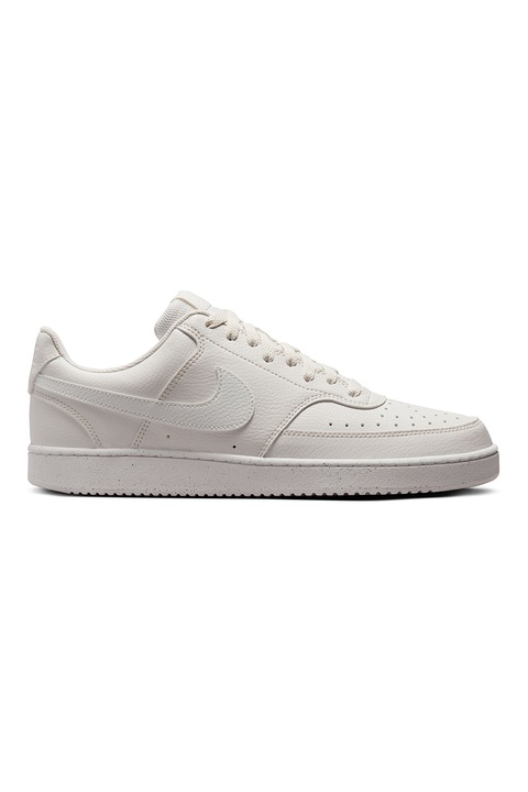 Nike, Court Vision műbőr sneaker, Törtfehér, 44.5