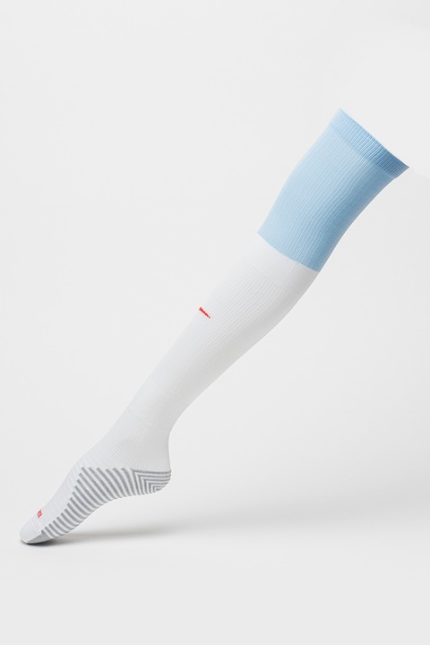 Nike, Sosete inalte peste genunchi pentru fotbal, Rosu/Alb/Gri deschis