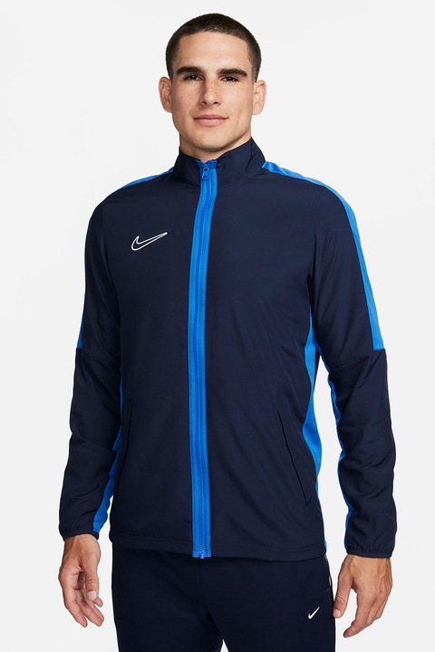 Nike, Jacheta cu fermoar pentru fotbal Academy 23, Albastru royal/Bleumarin