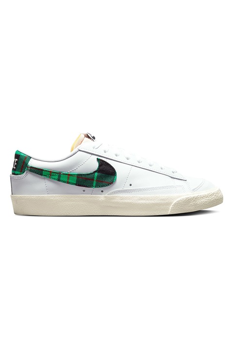 Nike, Pantofi sport Blazer Low '77, Alb/Verde, 44
