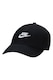 Nike, Sapca ajustabila unisex cu logo brodat Fly, Negru/Alb optic