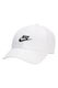 Nike, Sapca ajustabila unisex cu logo brodat Fly, Alb/Negru
