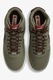 Nike, Pantofi sport inalti din piele cu insertii din material textil Air Force Sculpt Wild, Maro, Kaki, 5
