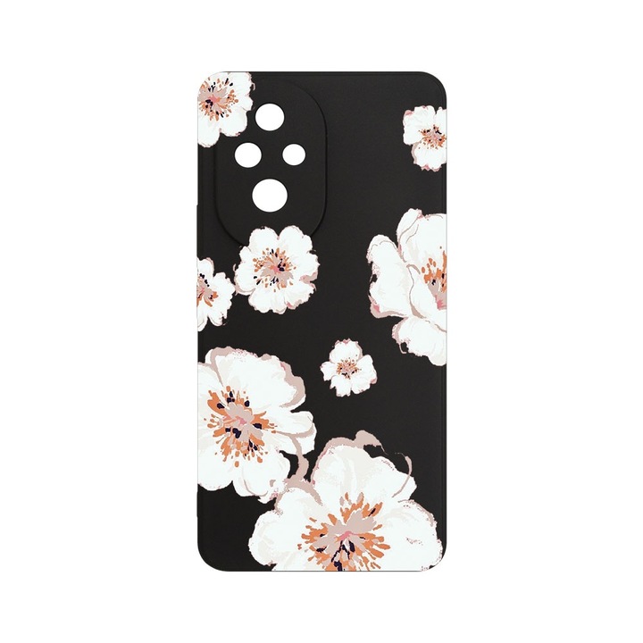 Husa pentru Honor 200 5G, BestCase® Slim SIlicon 0.8MM, Pastel Colors - Flowers, Protectie Camera, Antisoc, Rezistenta la uzura, c-B 499
