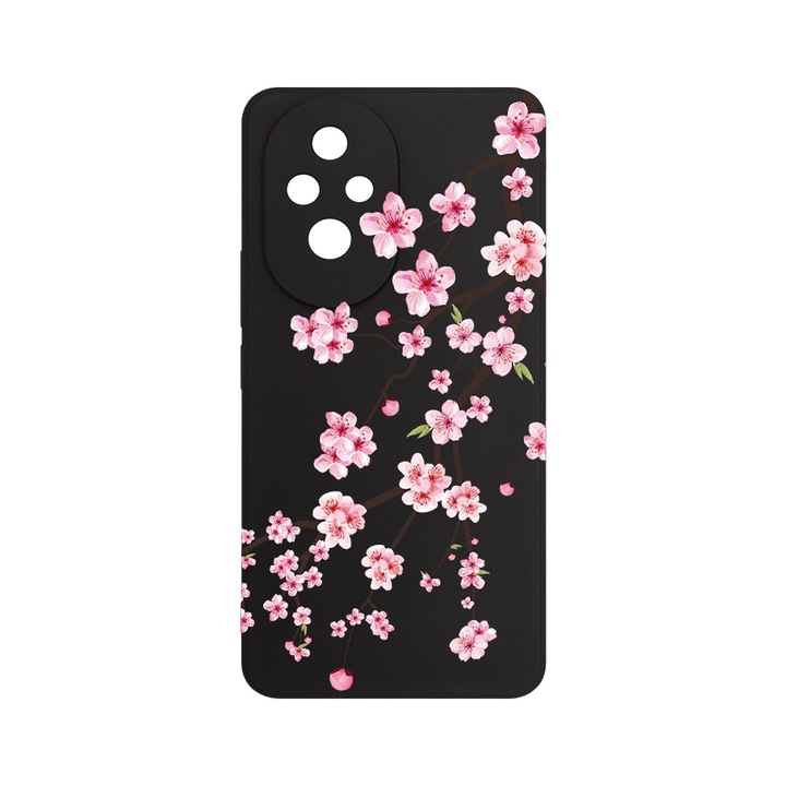 Husa pentru Honor 200 5G, BestCase® Slim SIlicon 0.8MM, Japan Cherry tree, Protectie Camera, Antisoc, Rezistenta la uzura, c-B 1475