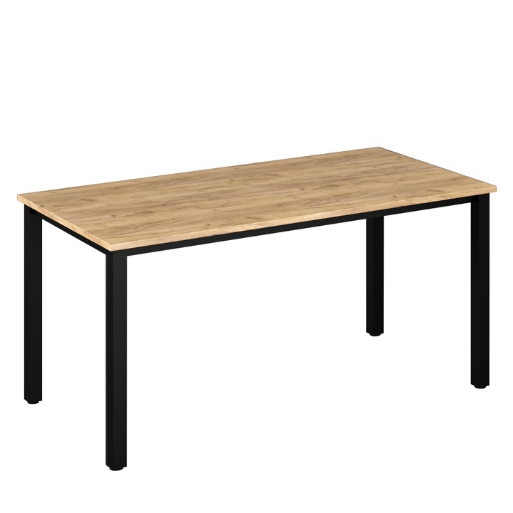 Birou DTD stejar artisan Klaudius 160x80x76 cm