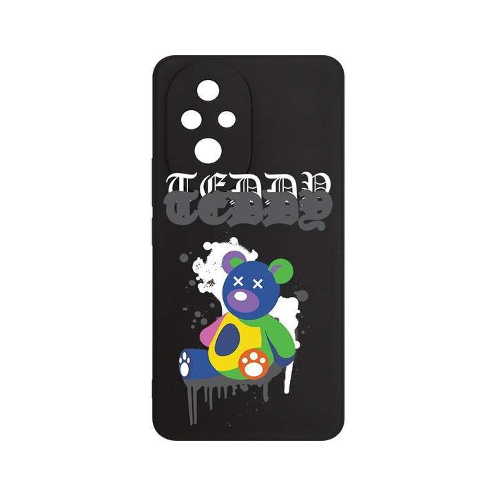 Husa pentru Honor 200 5G, BestCase® Slim SIlicon 0.8MM, Teddy Bear Pastel Colors, Protectie Camera, Antisoc, Rezistenta la uzura, c-B 1567