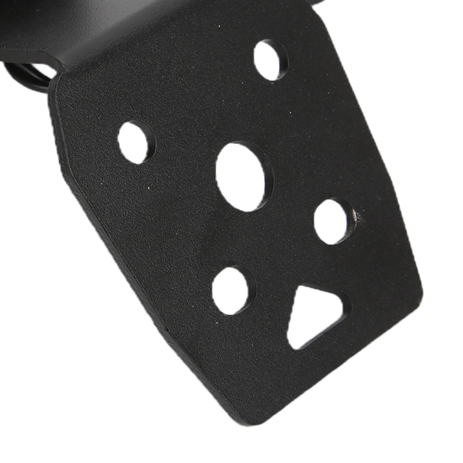 Suport numar motocicleta, Mmgoqqt, carbon, negru, cu LED, pentru