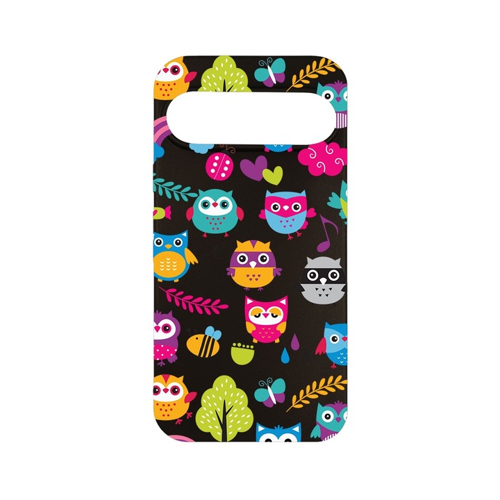 Husa pentru Google Pixel 9, BestCase® Slim SIlicon 0.8MM, Owl, Protectie Camera, Antisoc, Rezistenta la uzura, c-B 43