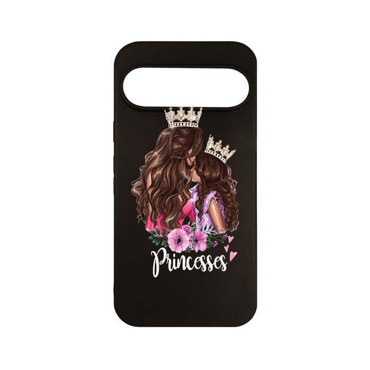 Husa pentru Google Pixel 9, BestCase® Slim SIlicon 0.8MM, Princesses Gril Mom, Protectie Camera, Antisoc, Rezistenta la uzura, c-B 552