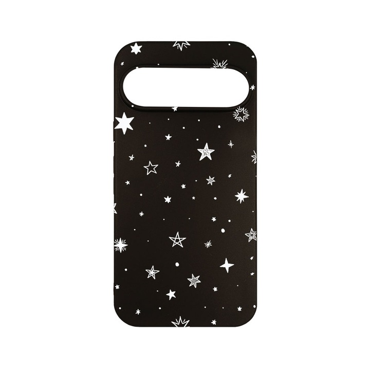 Husa pentru Google Pixel 9 Pro, BestCase® Slim SIlicon 0.8MM, Stars, Protectie Camera, Antisoc, Rezistenta la uzura, c-B 143