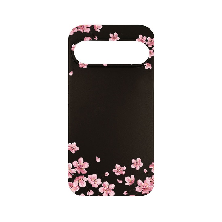 Husa pentru Google Pixel 9 Pro, BestCase® Slim SIlicon 0.8MM, Pastel colors - flowers, Protectie Camera, Antisoc, Rezistenta la uzura, c-B 694