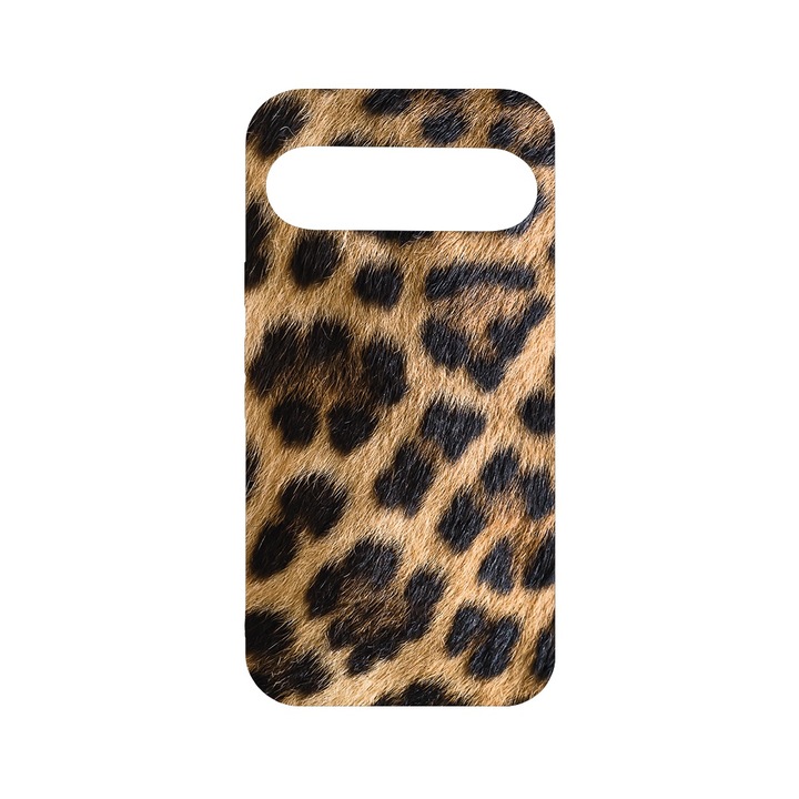 Husa pentru Google Pixel 9, BestCase® Slim SIlicon 0.8MM, Leopard pattern, Protectie Camera, Antisoc, Rezistenta la uzura, c-B 1442
