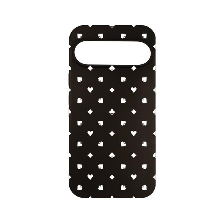 Husa pentru Google Pixel 9, BestCase® Slim SIlicon 0.8MM, Simple Poker Pattern, Protectie Camera, Antisoc, Rezistenta la uzura, c-B 1449