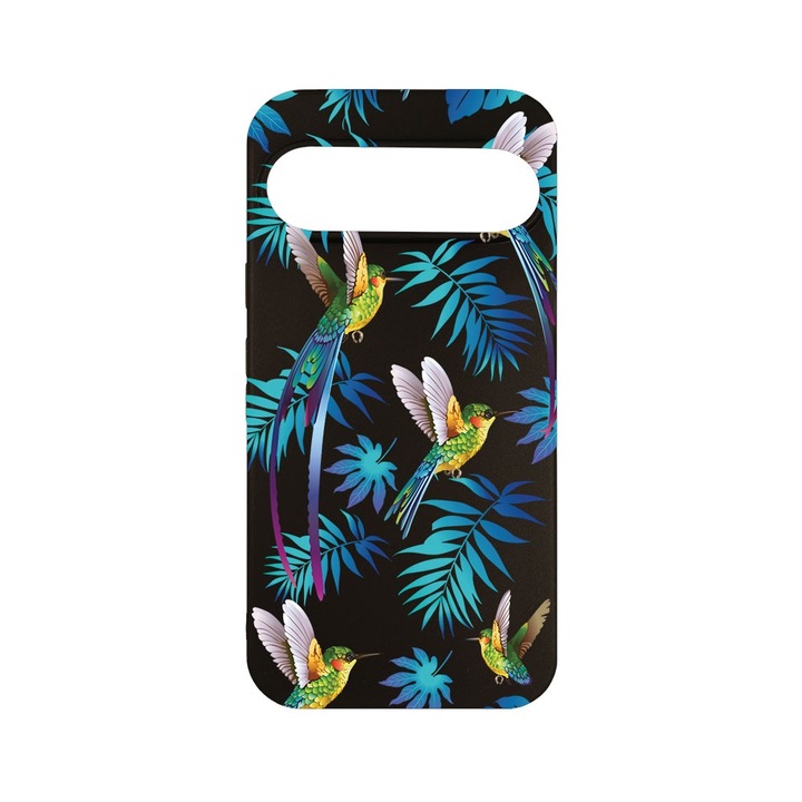 Husa pentru Google Pixel 9, BestCase® Slim SIlicon 0.8MM, Wild Tropical, Protectie Camera, Antisoc, Rezistenta la uzura, c-B 186