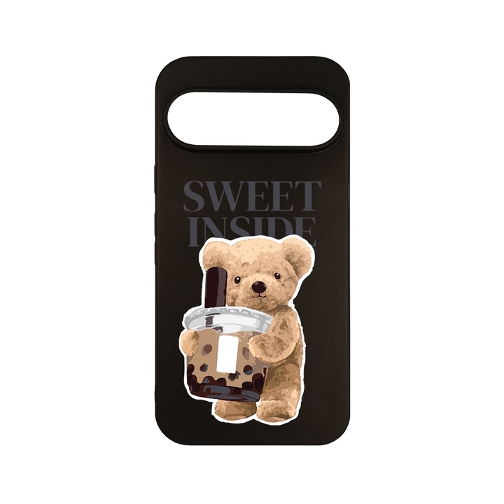 Husa pentru Google Pixel 9, BestCase® Slim SIlicon 0.8MM, Teddy Bear Sweet Inside, Protectie Camera, Antisoc, Rezistenta la uzura, c-B 1461