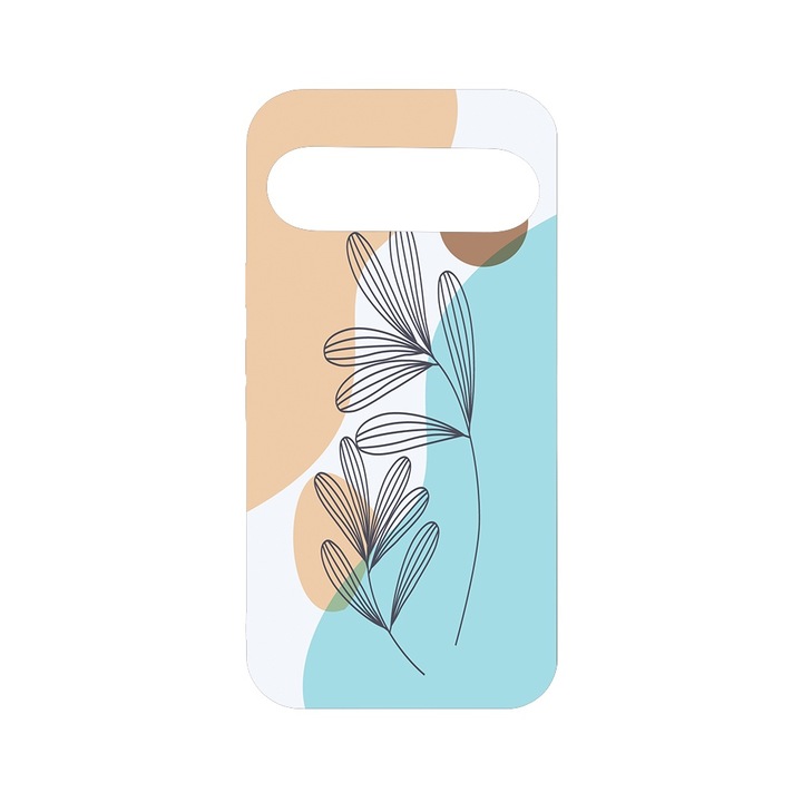 Husa pentru Google Pixel 9, BestCase® Slim SIlicon 0.8MM, Abstract Flower, Protectie Camera, Antisoc, Rezistenta la uzura, c-B 1501