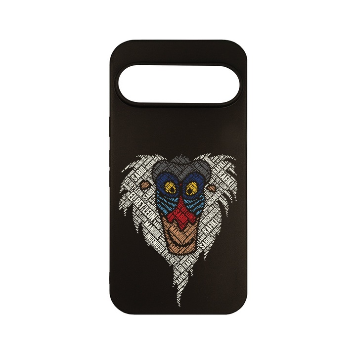 Husa pentru Google Pixel 9, BestCase® Slim SIlicon 0.8MM, Calligraphy Rafiki, Protectie Camera, Antisoc, Rezistenta la uzura, c-B 1542