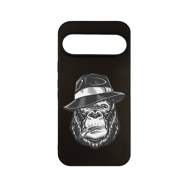 Husa pentru Google Pixel 9, BestCase® Slim SIlicon 0.8MM, Maffia Monkey, Protectie Camera, Antisoc, Rezistenta la uzura, c-B 1492