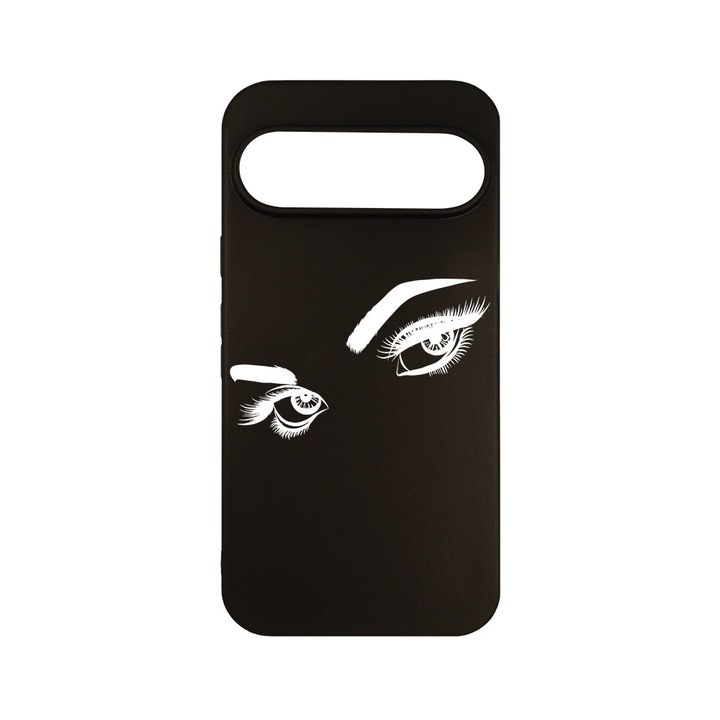 Husa pentru Google Pixel 9 Pro, BestCase® Slim SIlicon 0.8MM, Atractive Woman Eyes, Protectie Camera, Antisoc, Rezistenta la uzura, c-B 1665
