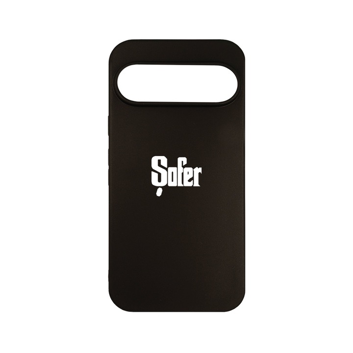 Husa pentru Google Pixel 9, BestCase® Slim SIlicon 0.8MM, Sofer - GodFather Style, Protectie Camera, Antisoc, Rezistenta la uzura, c-B 1697