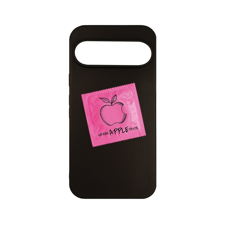 Husa pentru Google Pixel 9, BestCase® Slim SIlicon 0.8MM, Apple taste pink, Protectie Camera, Antisoc, Rezistenta la uzura, c-B 1456