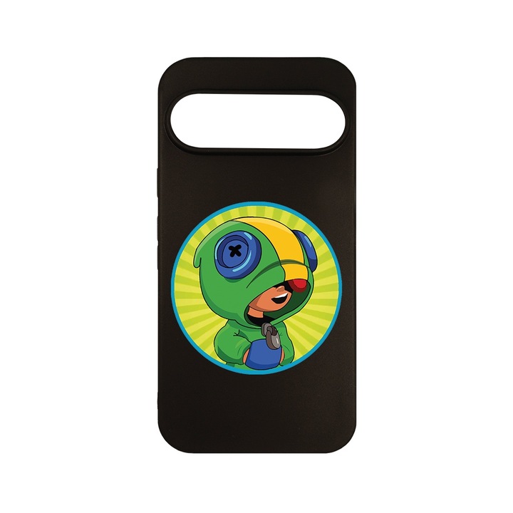 Husa pentru Google Pixel 9 Pro, BestCase® Slim SIlicon 0.8MM, Brawl Stars, Protectie Camera, Antisoc, Rezistenta la uzura, c-B 1609