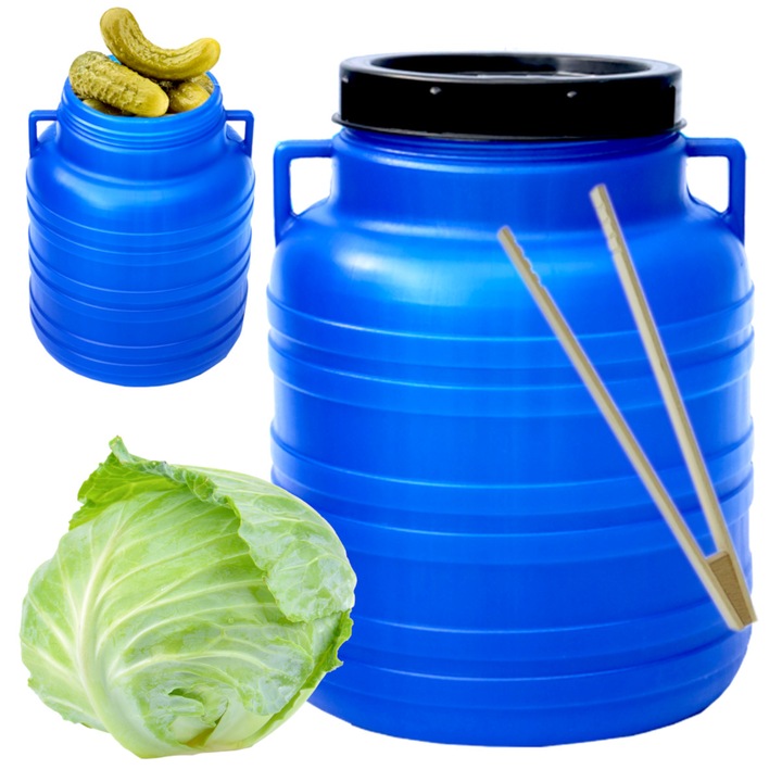 Бидон, Sterk, Пластмасов, 10 L, Син
