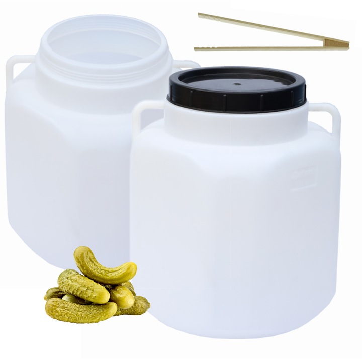 Butoi, Sterk, Plastic, 40 L, Alb