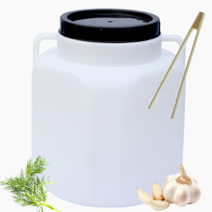 Бидон, Sterk, Пластмасов, 30 L, Бял