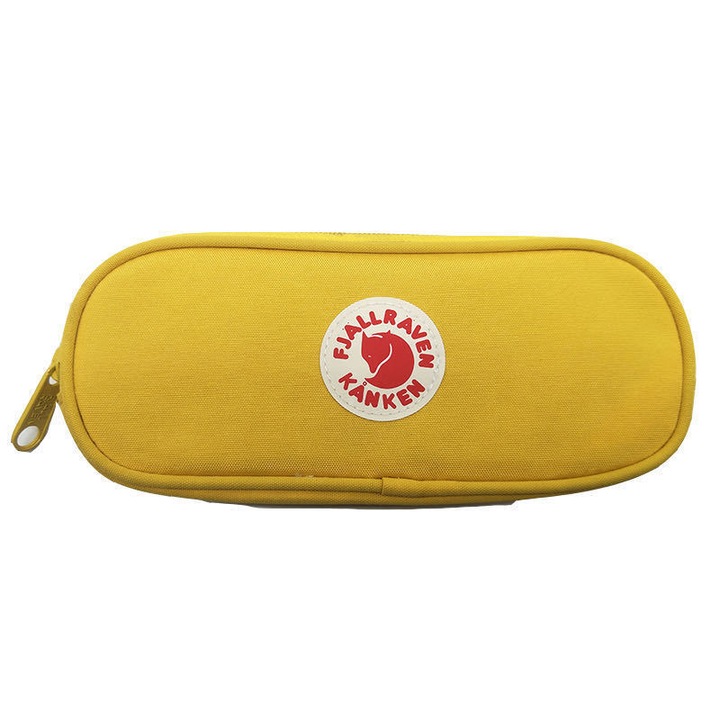 Fjallraven Kanken tolltartó, 18x7,5x2,5 cm, Vászon, sárga